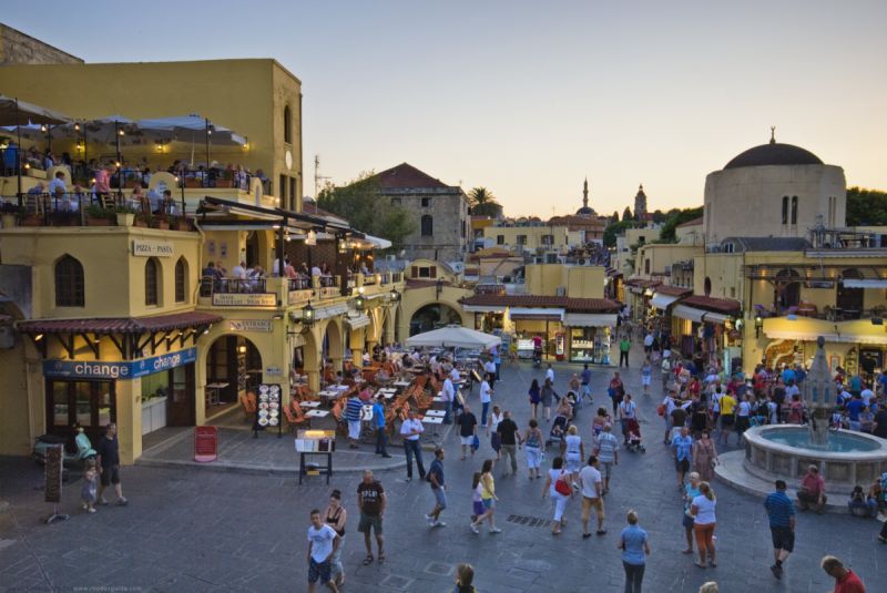 Tourist arrivals in Rhodes increased by 8% in 2022 compared to 2019